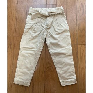 ザラキッズ(ZARA KIDS)のZARA kids   チノパン　ウエストリボン付き　110センチ(パンツ/スパッツ)