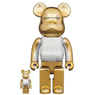 メディコムトイ(MEDICOM TOY)のBE@RBRICK GOLD CHROME Ver. 100％ & 400%(その他)