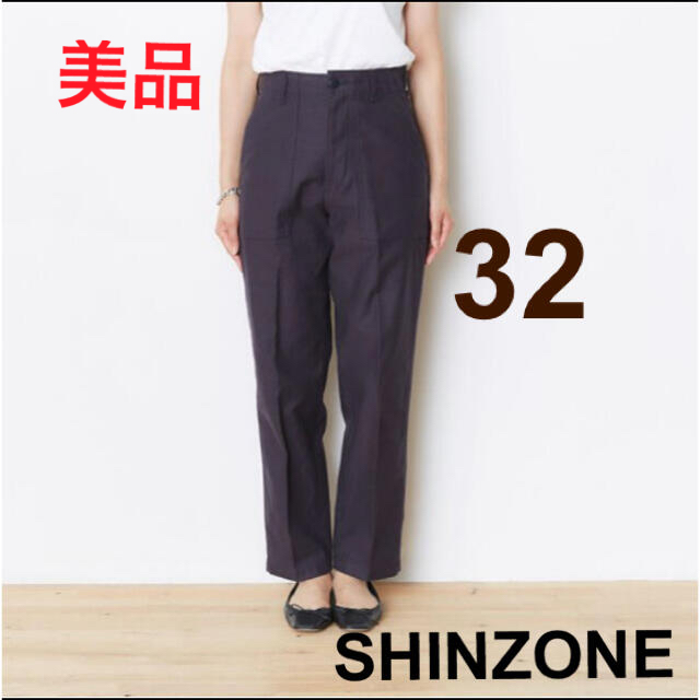 Shinzone   美品 シンゾーン ベイカーパンツ  ネイビー THE SHINZONE