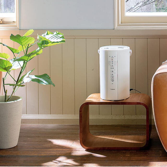 象印マホービン スチーム式加湿器 大容量4LタンクEE-DB50-WA - 加湿器