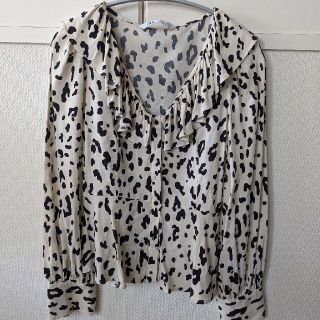 ザラ(ZARA)のザラ　ZARA ヒョウ柄　ブラウス(シャツ/ブラウス(長袖/七分))