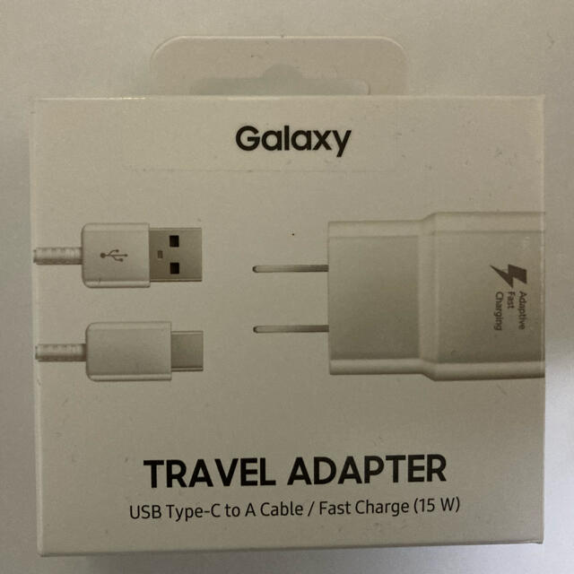 Galaxy(ギャラクシー)のGalaxy トラベル アダプター 純正 15W 急速充電 スマホ/家電/カメラのスマホ/家電/カメラ その他(その他)の商品写真