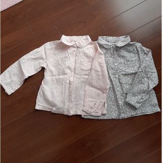 ザラキッズ(ZARA KIDS)のZARAbabyGirl サイズ98 (花柄のみ)(ブラウス)