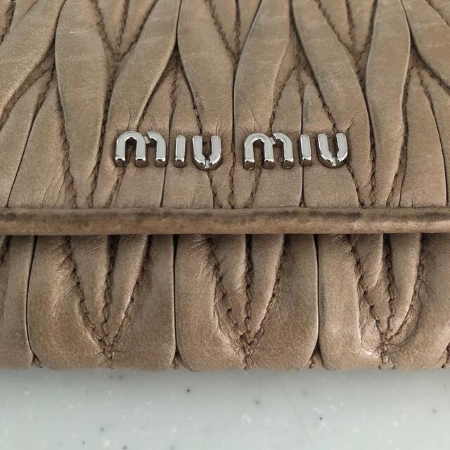 miu miu 二つ折り長財布　品 8