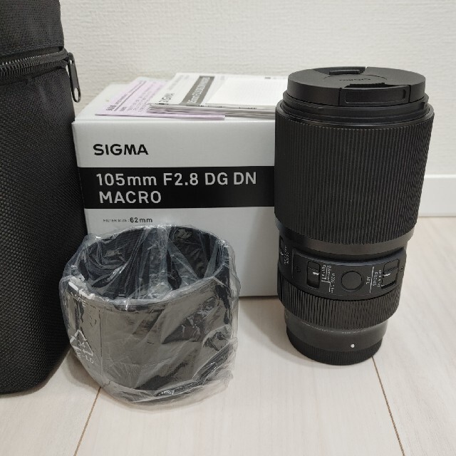 爆売り！ SIGMA - 美品 シグマ 105mm F2.8 DG DN MACRO レンズ(単焦点