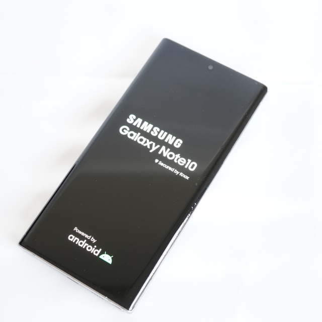 SAMSUNG(サムスン)のGalaxy Note10 SM-9700 オーラグロー 香港版 スマホ/家電/カメラのスマートフォン/携帯電話(スマートフォン本体)の商品写真