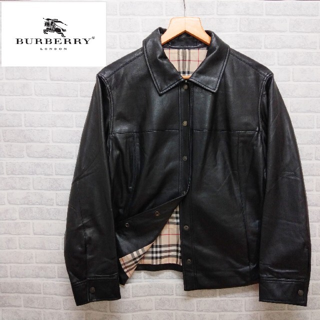 Balenciaga - 【良品】Burberry バーバリーロンドン レザー ジャケット