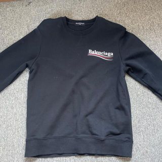 バレンシアガ(Balenciaga)の　希少　Balenciaga スウェット　黒　　Mサイズ(スウェット)