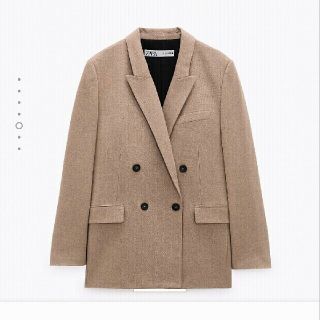 ザラ(ZARA)のZARA ダブルプレストブレザー(テーラードジャケット)