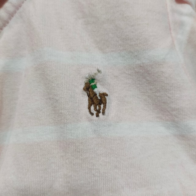 POLO RALPH LAUREN(ポロラルフローレン)のポロ ラルフローレン☆サイズ80☆ピンクのワンピース キッズ/ベビー/マタニティのベビー服(~85cm)(ワンピース)の商品写真