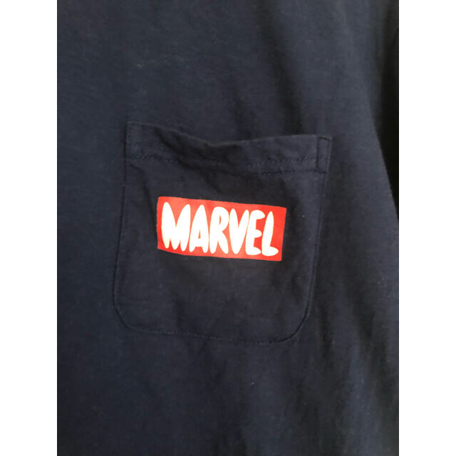 MARVEL(マーベル)のMARVEL ネイビー　ロンT 160センチ キッズ/ベビー/マタニティのキッズ服男の子用(90cm~)(Tシャツ/カットソー)の商品写真