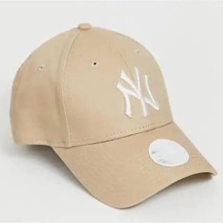 ニューエラー(NEW ERA)のNew Era NY ニューエラ ヤンキース キャップ ベージュ 新品未使用(キャップ)