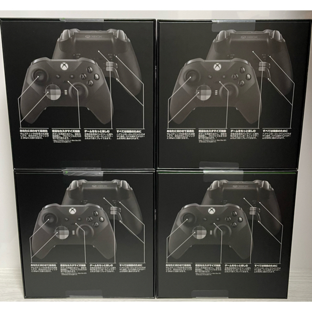 Xbox(エックスボックス)のXbox Elite ワイヤレス コントローラー シリーズ 2  4つ セット エンタメ/ホビーのゲームソフト/ゲーム機本体(その他)の商品写真