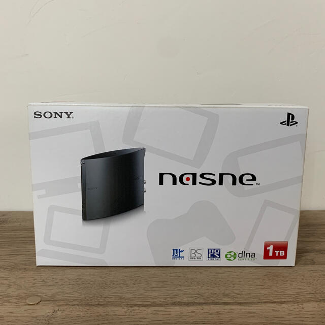 nasne(ナスネ)のSONY nasne 1TB CUHJ-15004 エンタメ/ホビーのゲームソフト/ゲーム機本体(家庭用ゲーム機本体)の商品写真