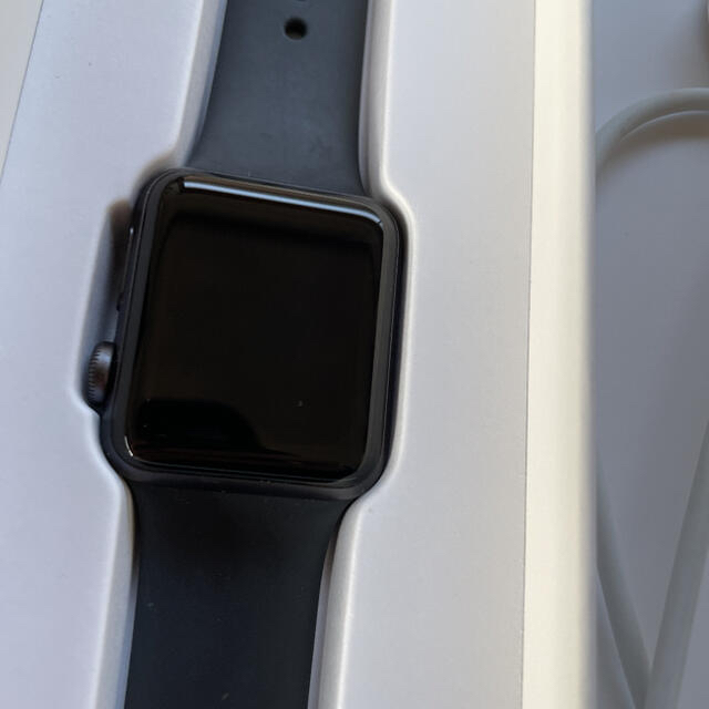 Apple(アップル)のApple watch 第三世代 黒 ブラック レディースのファッション小物(腕時計)の商品写真