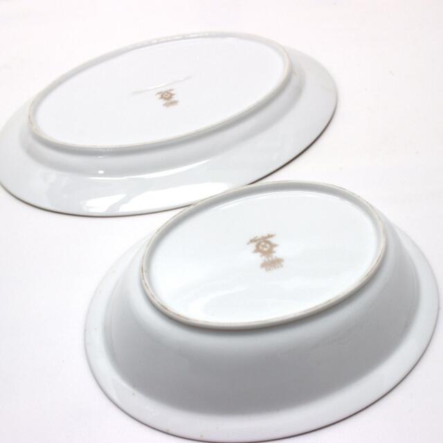 ノリタケ ティーポット大皿2枚セット メンズレディース ホワイト ボーンチャイナ 2