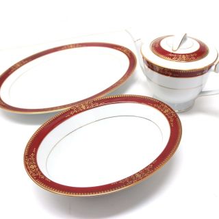 ノリタケ(Noritake)のノリタケ ティーポット大皿2枚セット メンズレディース ホワイト ボーンチャイナ(食器)