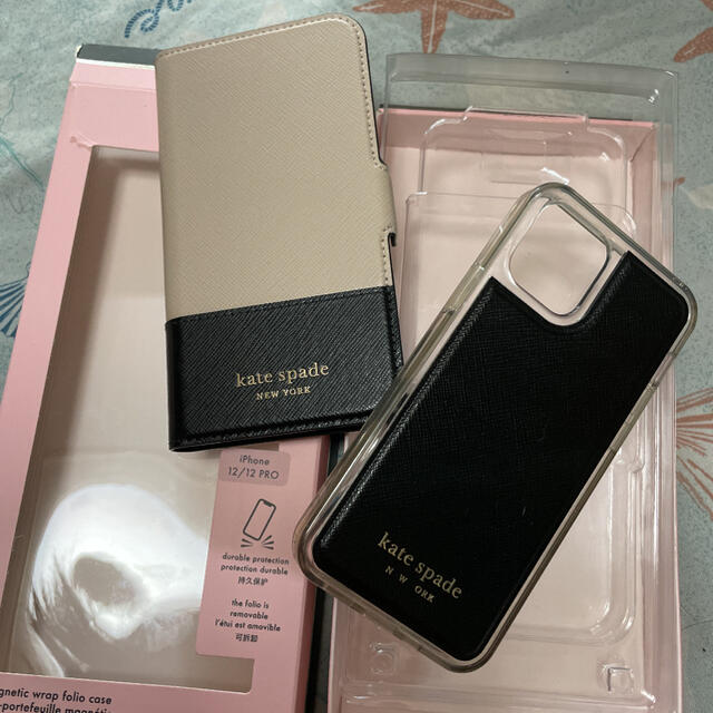 kate spade iphone12pro 手帳カバー