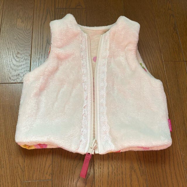 hakka baby(ハッカベビー)のhakkababy チュニックワンピース ベスト　セット80 キッズ/ベビー/マタニティのベビー服(~85cm)(ワンピース)の商品写真