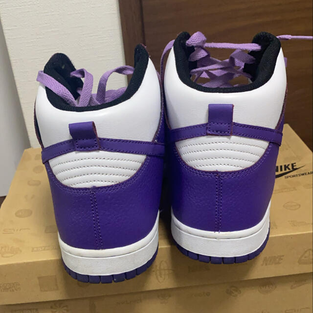 nike dunk high purple