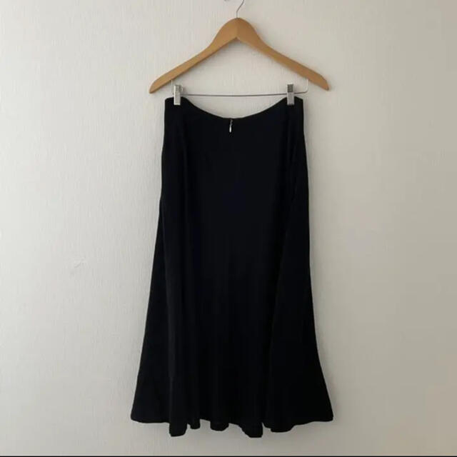 MADISONBLUE(マディソンブルー)のマディソンブルー  ウール　ロングスカート　ブラック　黒 レディースのスカート(ロングスカート)の商品写真