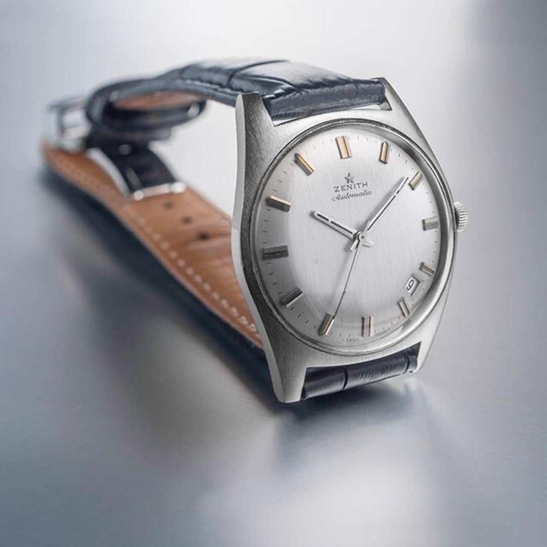 ZENITH(ゼニス)の(671) 稼働美品 ★ ゼニス 自動巻き 1969年製 日差2秒 アンティーク メンズの時計(腕時計(アナログ))の商品写真