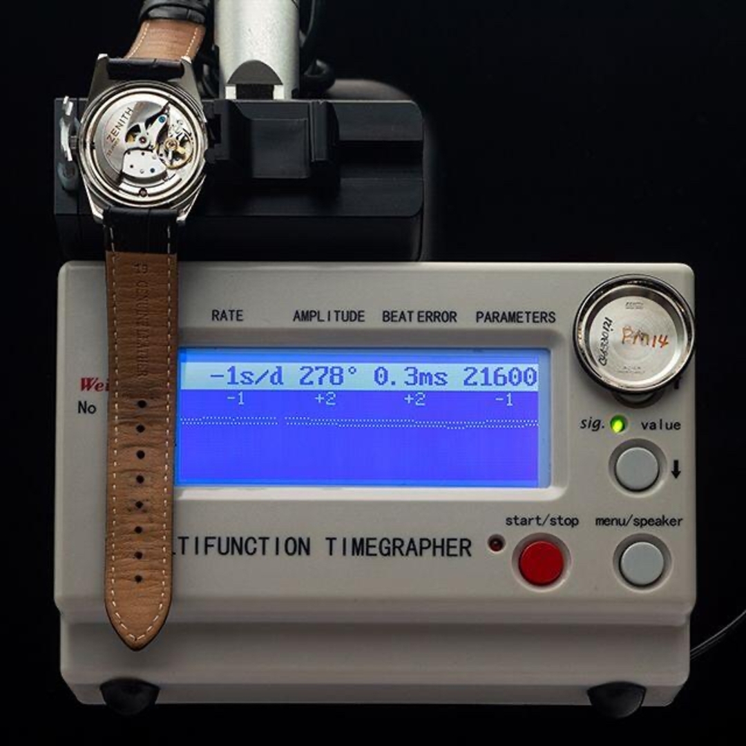 ZENITH(ゼニス)の(671) 稼働美品 ★ ゼニス 自動巻き 1969年製 日差2秒 アンティーク メンズの時計(腕時計(アナログ))の商品写真