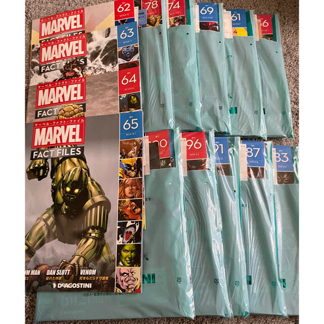 MARVEL(マーベル)のマーベル・ファクト・ファイル　1号〜100号 エンタメ/ホビーの雑誌(アート/エンタメ/ホビー)の商品写真