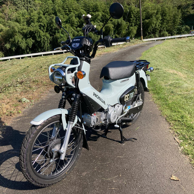 自動車/バイク新車★ホンダクロスカブ110限定カラープコブルー盗難保証2年自賠責5年付