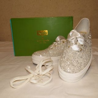 ケイトスペードニューヨーク(kate spade new york)のkedsコラボtriple glitter sneaker(ケッズ コラボ )(スニーカー)