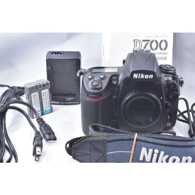 Nikon デジタル一眼レフ D700 ボディ動作品　取扱説明書付き！