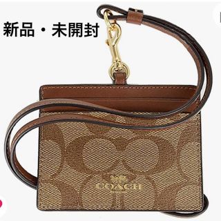 コーチ(COACH)のCOACH ネームホルダー カードケース IDケース(パスケース/IDカードホルダー)