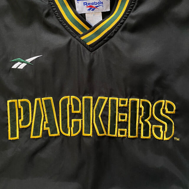 グリーンベイ　パッカーズ　ナイロンプルオーバーGreen Bay Packers80s