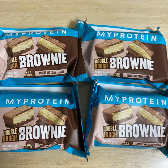 MYPROTEIN(マイプロテイン)の【ラストセット】マイプロテイン　ダブルドゥブラウニー　お菓子　スイーツ 食品/飲料/酒の健康食品(プロテイン)の商品写真