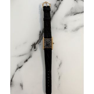 Cartier - 希少✨極美品❣カルティエ タンク マスト LM 黒文字盤 ...