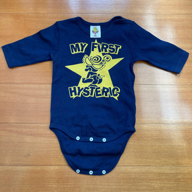 MY FIRST HYSTERIC(マイファーストヒステリック)のMY FARST HYSTERIC ロンパース　60cm 男の子　ヒス　ヒスミニ キッズ/ベビー/マタニティのベビー服(~85cm)(ロンパース)の商品写真