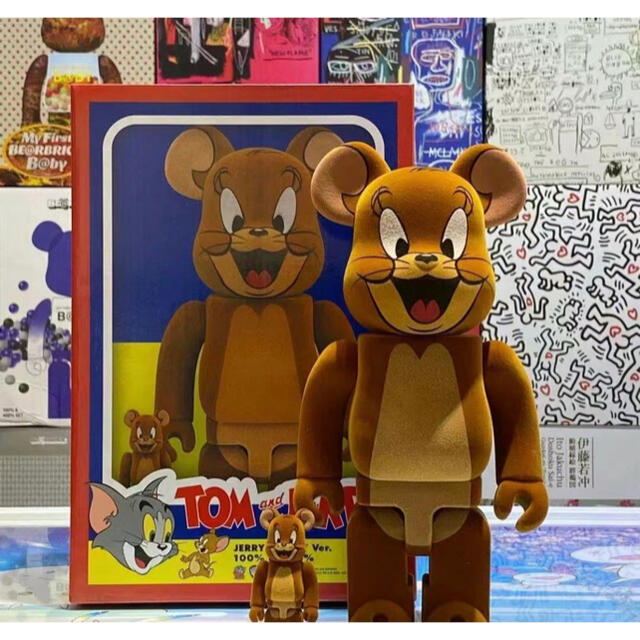 BE@RBRICK TOM JERRYフロッキー Ver. 100% 400％ 『4年保証』 www.gold