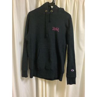 チャンピオン(Champion)のchampion x-girl フードワッペン リバースウィーブ パーカー(パーカー)