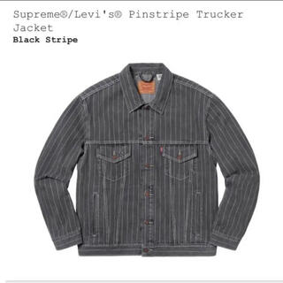 シュプリーム(Supreme)のSupreme Levi’s Pinstripe Trucker Jacket(Gジャン/デニムジャケット)