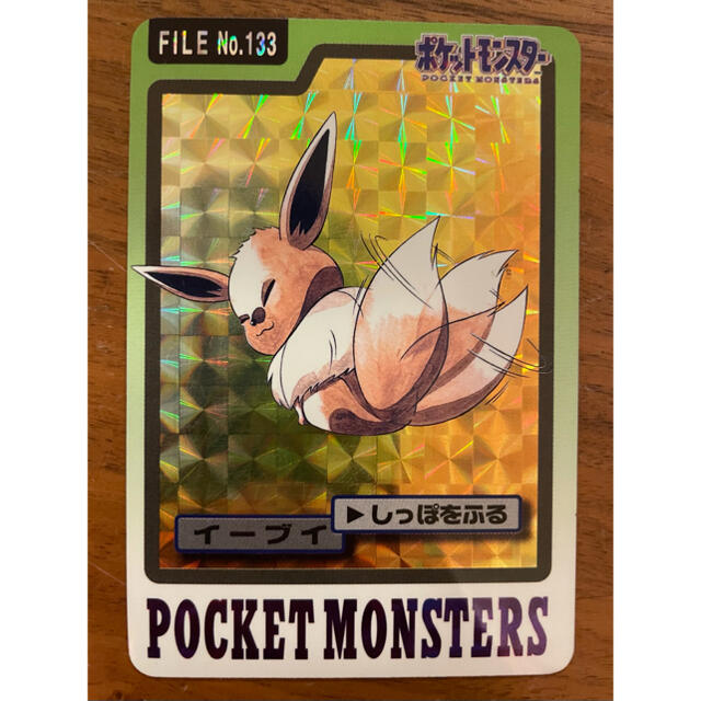 8.イーブイ進化形集合！カードダス　ポケモンカード　BANDAI