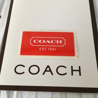 コーチ(COACH)のCOACHコーチUS限定　非売品　アイコンボックスステッカー(その他)