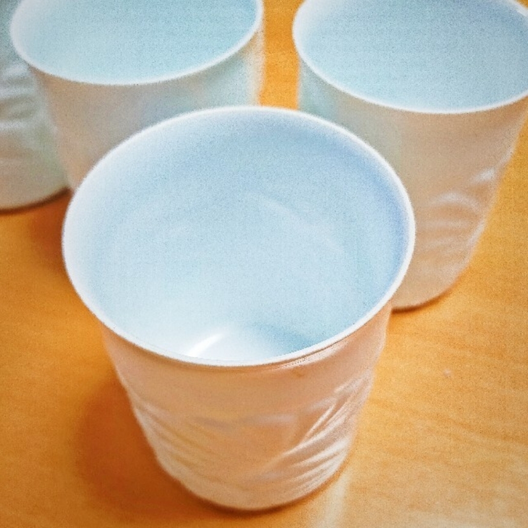 白い誘惑  超薄手の磁器で出来たグラスを思わせる、焼酎杯日本文化 1