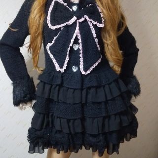 ラパフェ(La Pafait)の★ラパフェ★Lapafait★黒★うさちゃすコート★ブラック★BLACK★新品★(ロングコート)