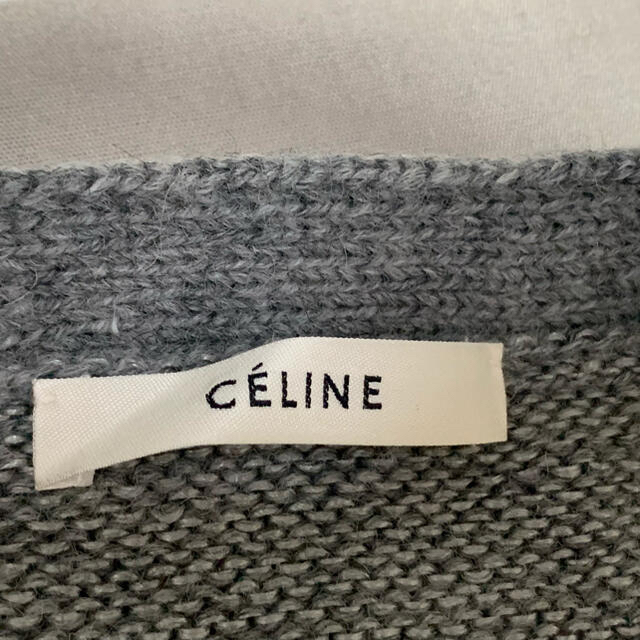 celine(セリーヌ)の2017AW CELINEセリーヌ ダブルボタン アシンメトリー カーディガンS レディースのトップス(カーディガン)の商品写真