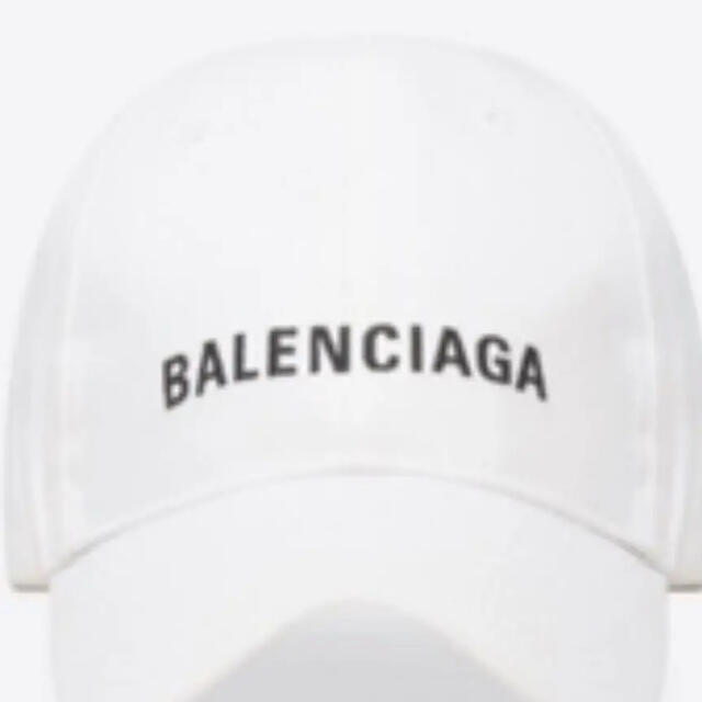 新品 バレンシアガ メンズ キャップ ホワイト