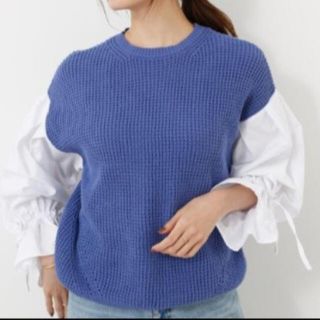 アズールバイマウジー(AZUL by moussy)のAZULbymoussy　トップス【新品】(ニット/セーター)