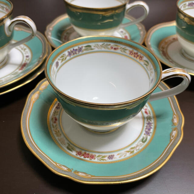 Noritake　ノリタケ　ハナリンス 箱付き　コーヒーセット カップ ソーサー