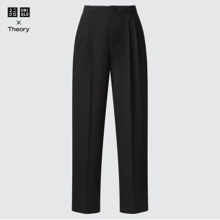 ユニクロ(UNIQLO)のUNIQLO theory ユニクロ　セオリー　ストレッチパンツ　M　ブラック(カジュアルパンツ)