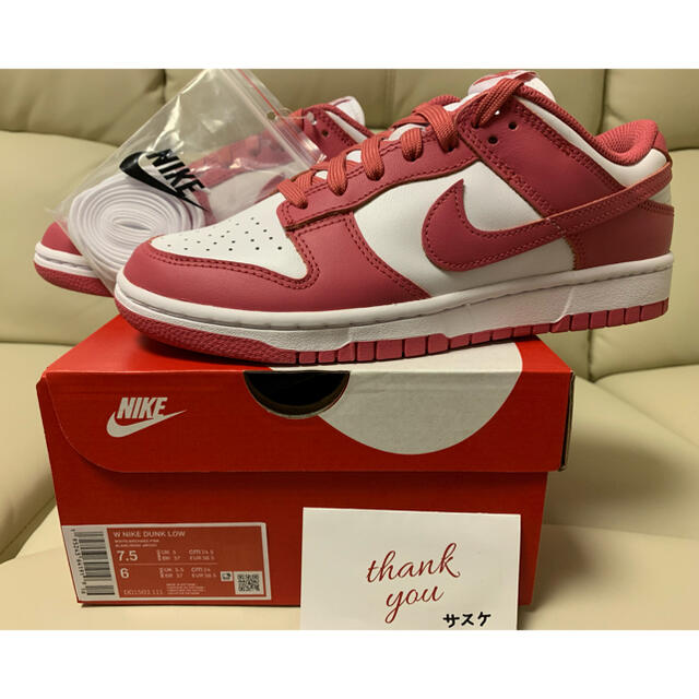 NIKE WMNS DUNK LOW ARCHEO PINK ナイキダンクロー レディースの靴/シューズ(スニーカー)の商品写真