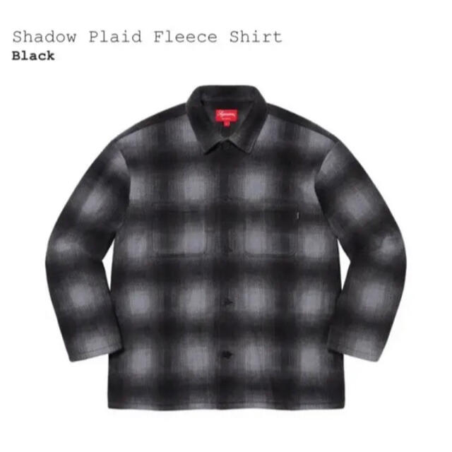 supreme Shadow Plaid Fleece Shirt 20FW